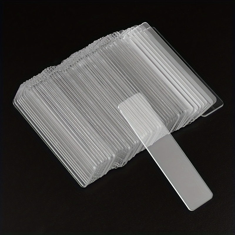 

50pcs Transparent Nail Stand Nail Display Stand Nail Art Practice Holder Nail Accessory For Women Girls