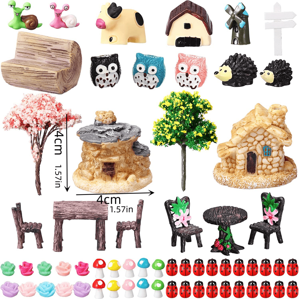 Cute Scarf Snowman Mini Fairy Garden Furniture Doll House Statue Ornaments  Accessories, Party House Toys Gift, Decorations Crafts - Temu