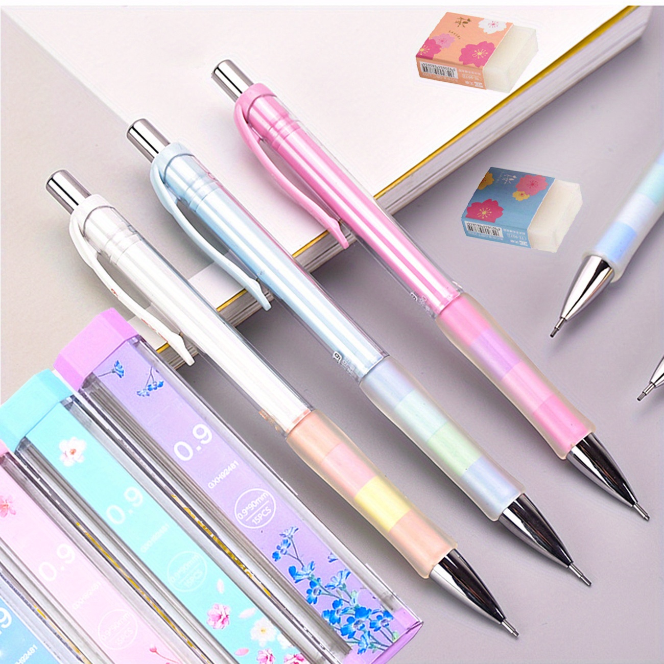 Pastel Color Thick Core Unbreakable Student Writing And - Temu