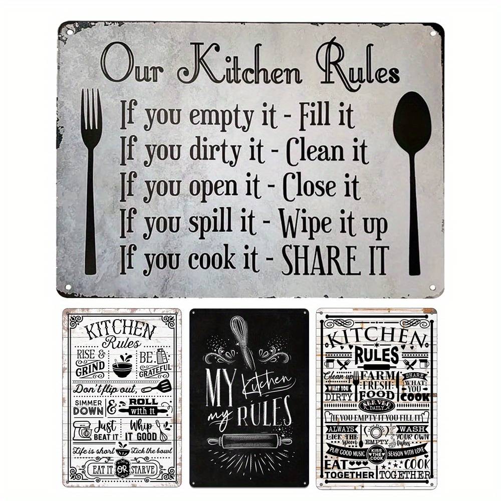  Personalized KITCHEN Sign Home Decor Eat Vintage