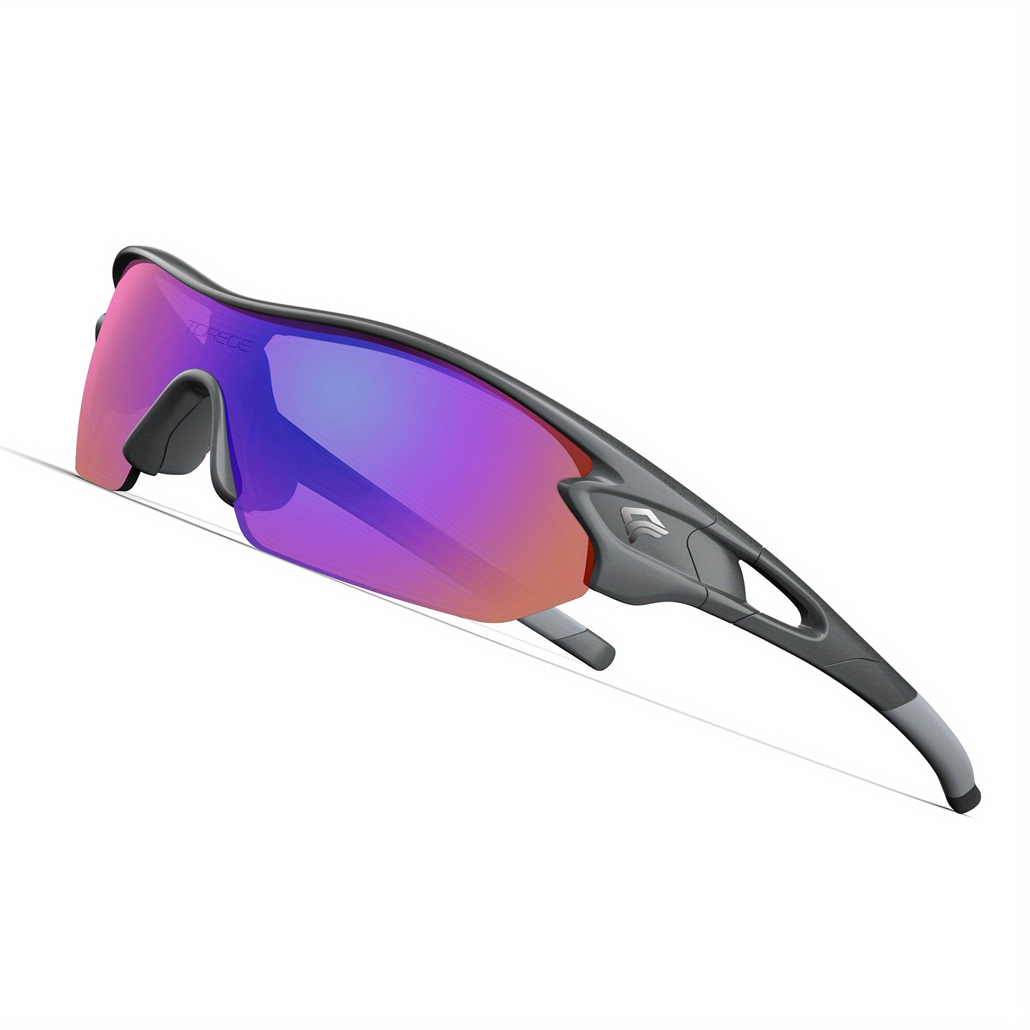 TOREGE Polarized Sports Sunglasses for Men Women Cycling