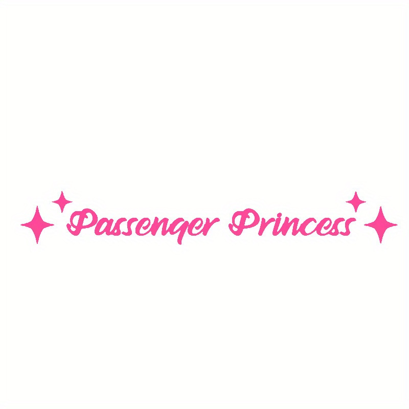 Passenger Princess Sticker Makeup Mirror Sticker Car - Temu