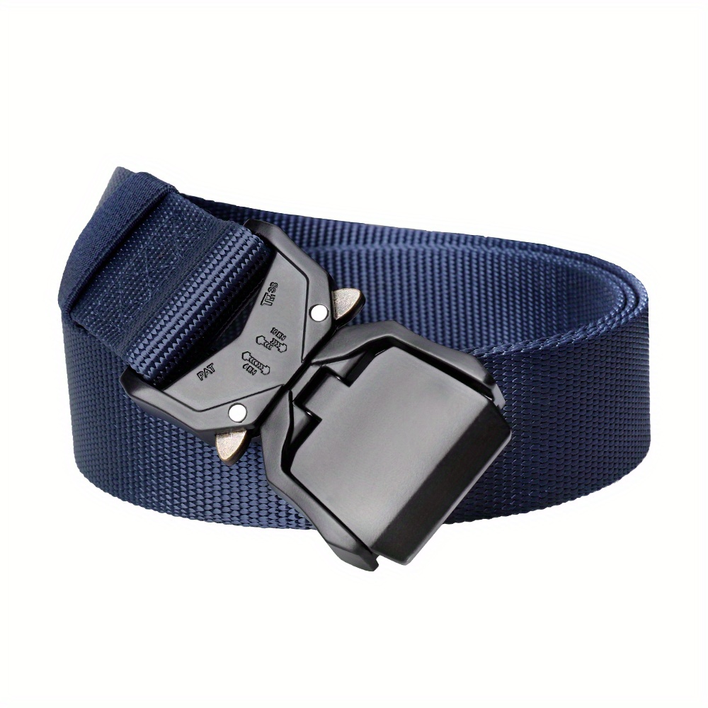 Double Quick Release Aluminum Buckle Belt for Tactical Use