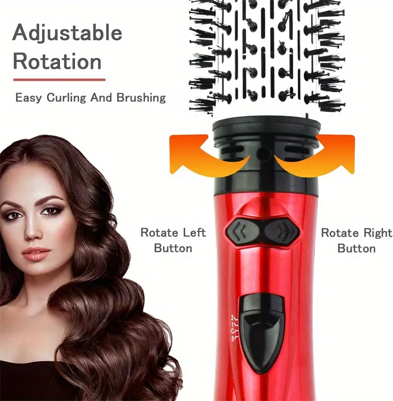 styling tools and hair dryers suitable for home salons rotating hair dryer brushes 2 in 1 electric rotating curling combs suitable for stylish and energetic curls details 5
