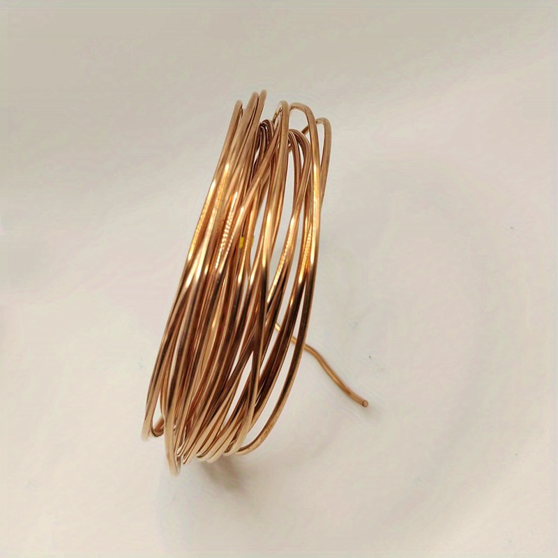 PG COUTURE 1 kg Pure Copper Wire 4mm Diameter (8 Gauge)- Copper Wire for  Earthin