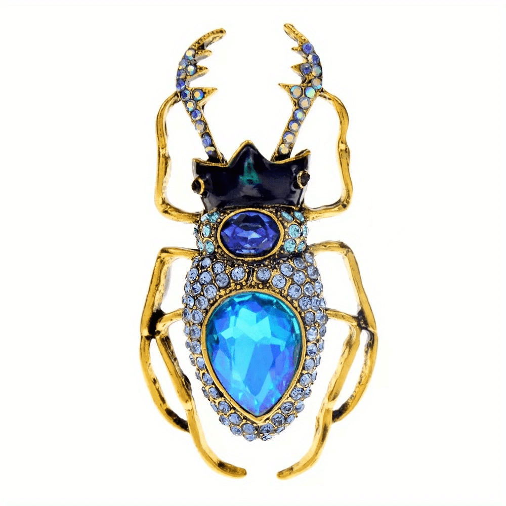 Vintage Scarab Beetle Brooch