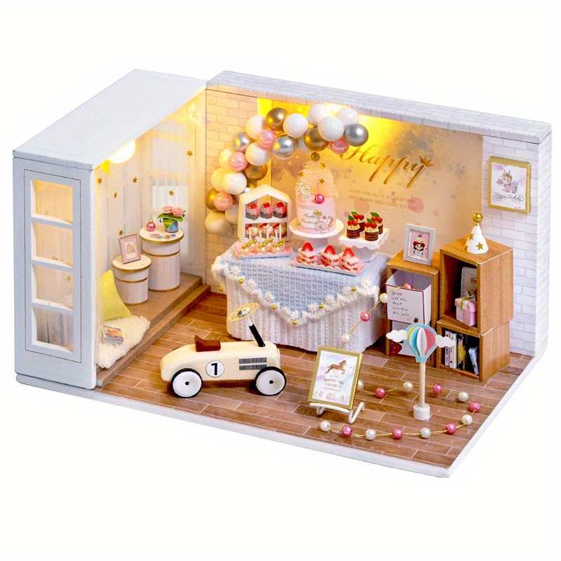Objet Miniature Décoratif DIY Jouet Décoration Miniature Table, Miniature  Dollhouse Cadeau d'Anniversaire, Micro Paysage de Plage - Cdiscount Maison