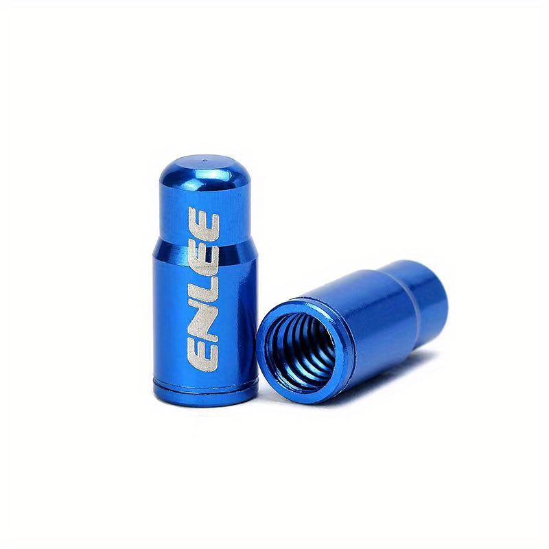 2pcs Bicycle Schrader Valve Valve Air Nozzle Cap, Bicycle Aluminum Alloy Valve Core Dust Cap