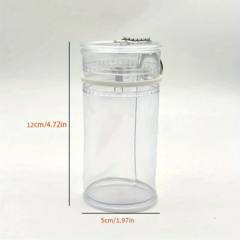 Transparent Mini Girl Showing Storage Little Small Toys Circle Pouch Clear  Outdoor Bag For Pop Mart Anime Cartoon Dolls