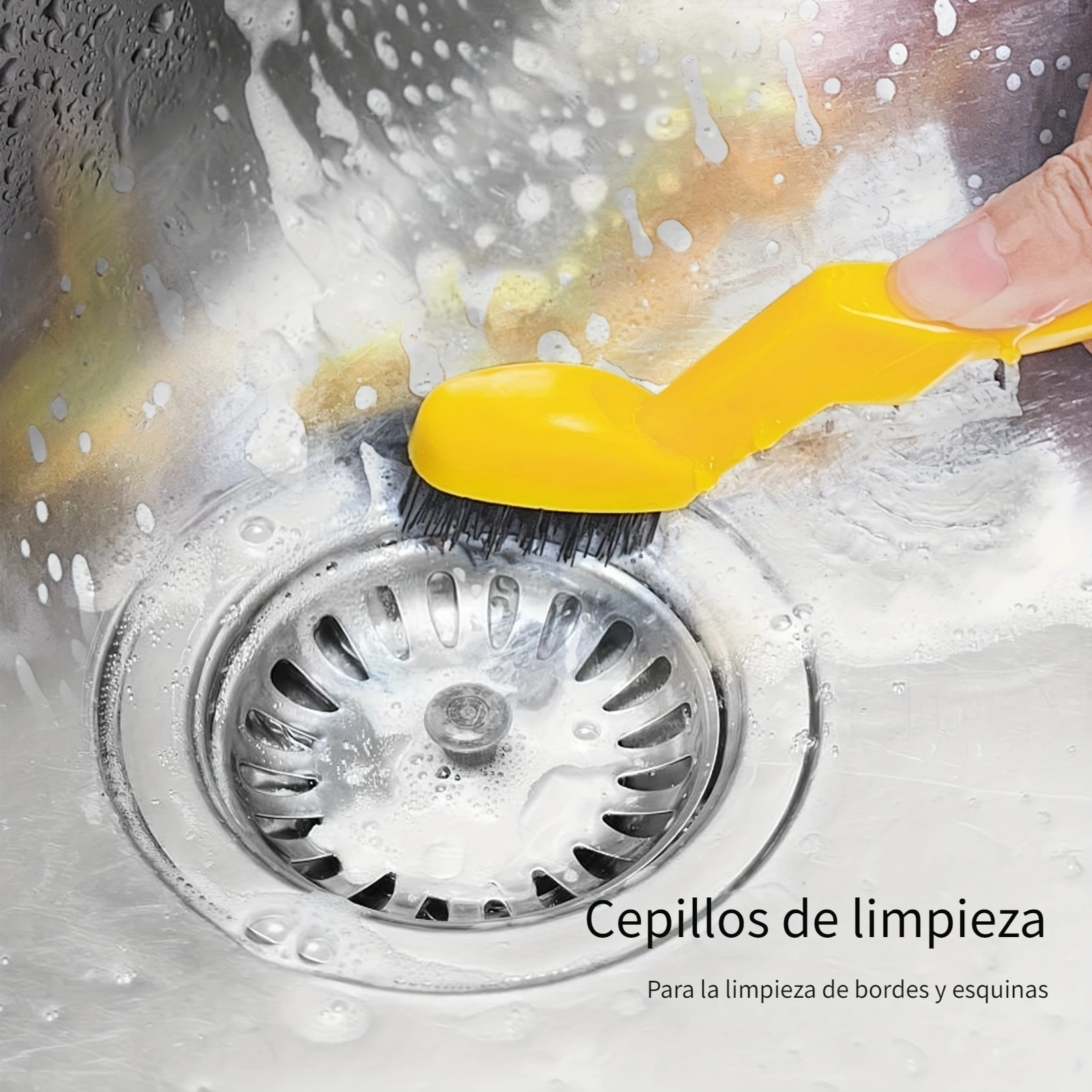 Cepillos de limpieza pequeños para limpieza del hogar kit de herramientas  de limpieza de grietas con detalles profundos cepillo limpiador pequeño –  Yaxa Guatemala