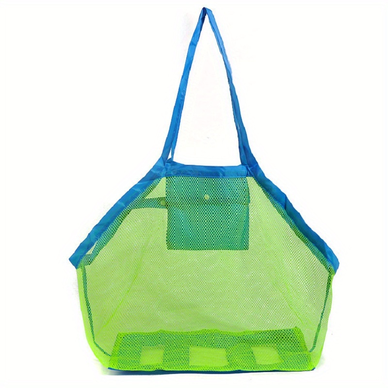 1pc Mesh Beach Bag Extra Large Beach Bags And Totes Tote Backpack Toys ...