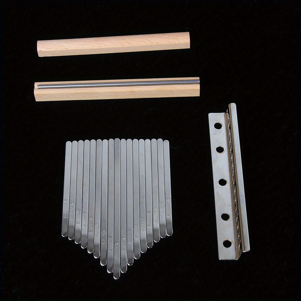 17 Key Kalimba Steel Keys amp Bridge Finger Thumb Piano Temu