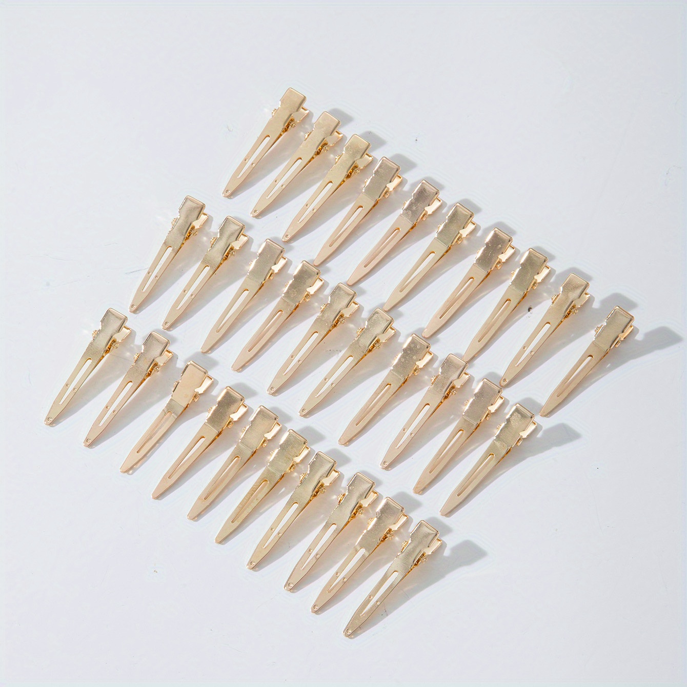 Metal Hair Clips Hair Alligator Clips Simple Setting Section - Temu