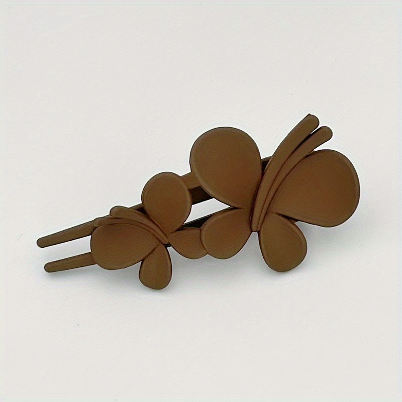 Frosted Plastic Hair Claw Matte Barrette Back Head Hair Claw Hair Accessories