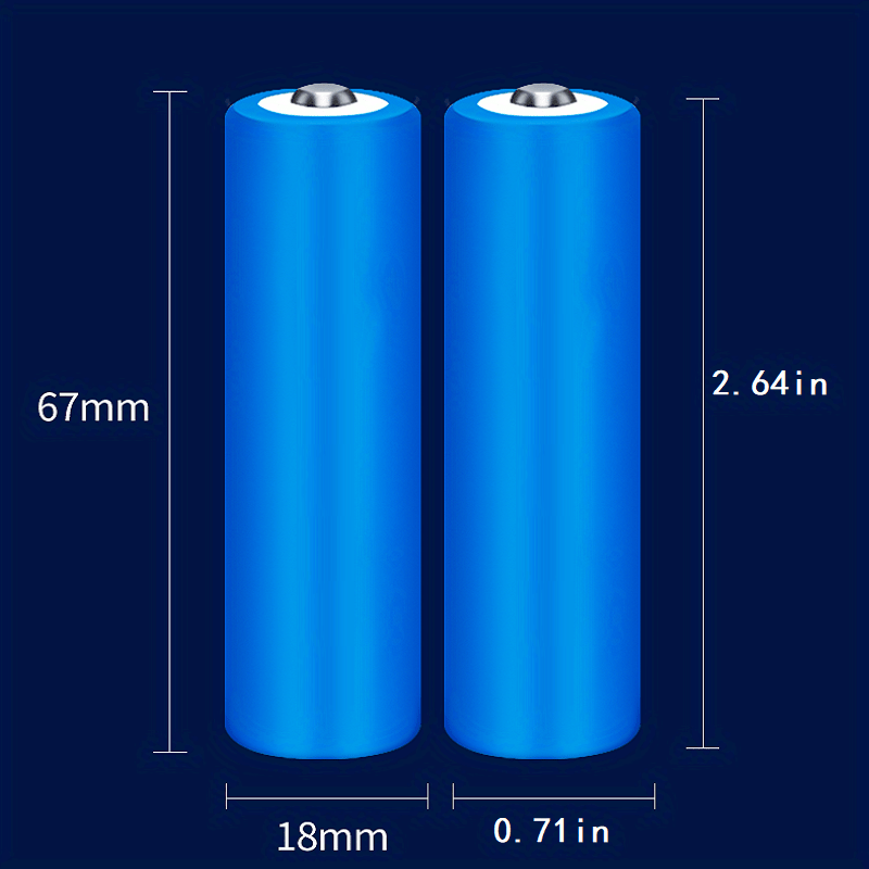 5 Uds 3 7 V Batería 18650 Batería Recargable 1800mAh 3 7 V - Temu