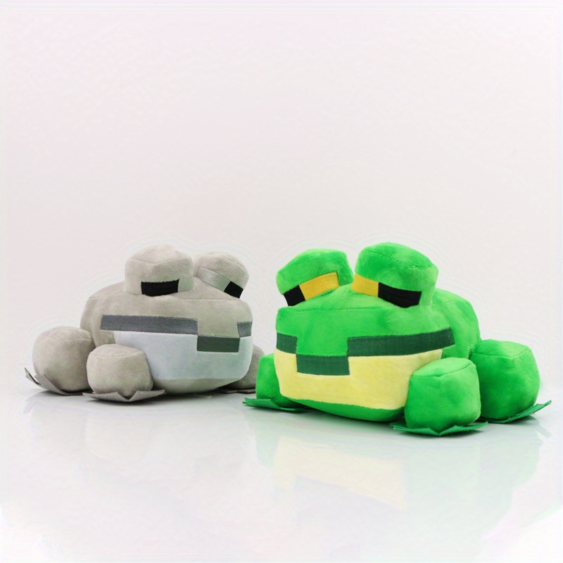 Minecraft Frog Pillow My World Frog Multicolored Weird Children Plush Toys  For Kids Fans Gifts