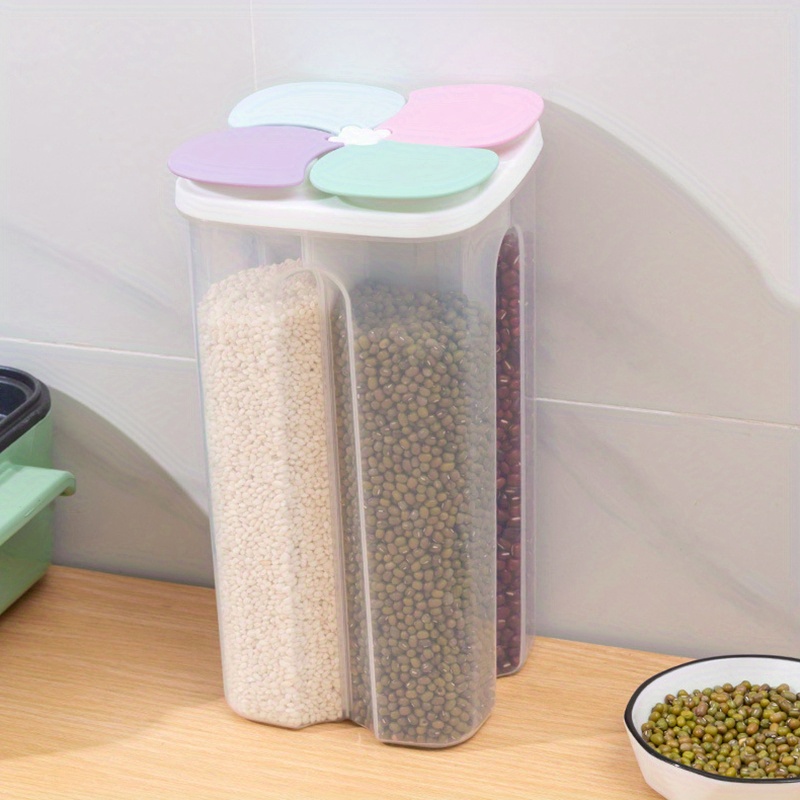 1.5/2.5/3L Kitchen Food Pail Plastic Storage Tank With Measuring