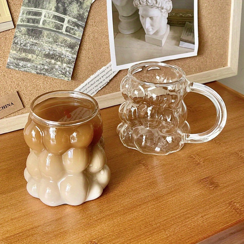 Grape Shape Glass Water Cup, Coffee Mug, Coffee Mugs, Cute Glass