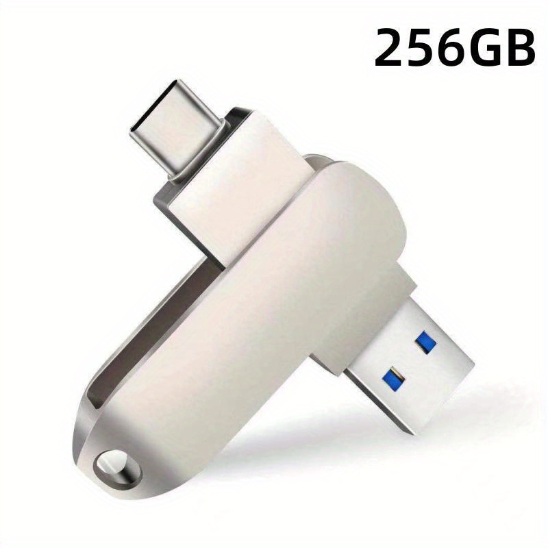 Devices Using Usb C128gb Usb C Flash Drive - Rotatable Metal Pen Drive For  Mobile & Otg Devices