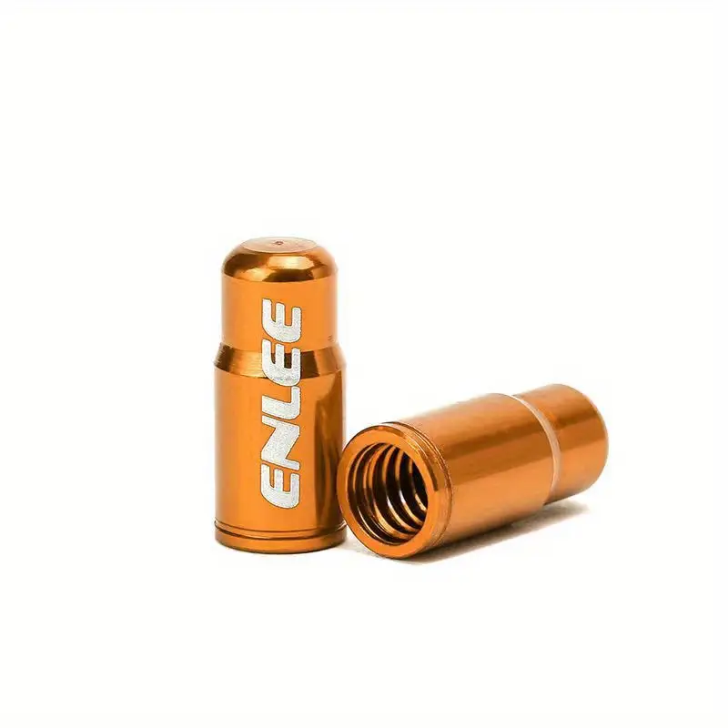 Tapones de Rueda de Bicicleta válvula Presta Doradas