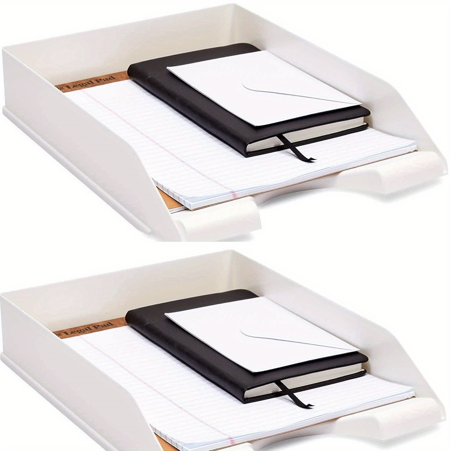 Stackable Letter Tray, White