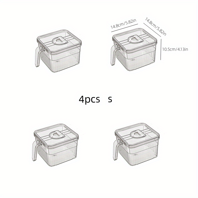 One Four-compartment Removable Fresh-keeping Box Refrigerator