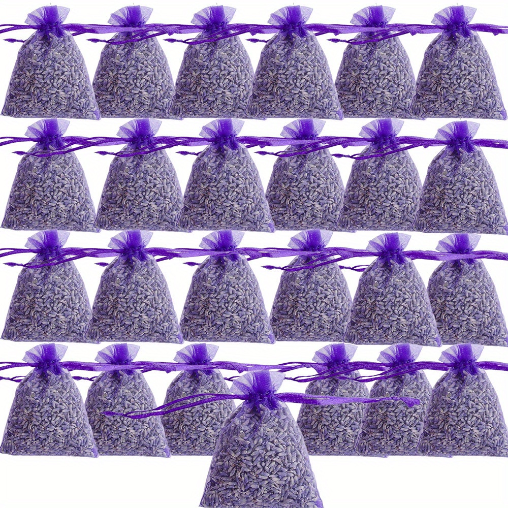 Lavender Sachets for Drawers and Closets: 20 Lavender Bags with Dried  Lavender Flowers – Closet Freshener, Closet Scent – Lavender Sachet Bags  Lavodia