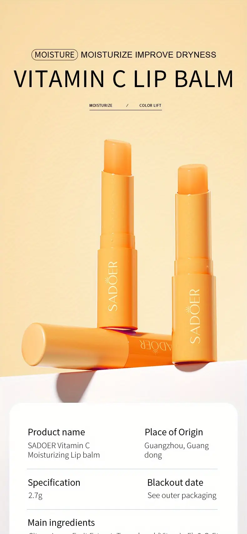 natural vitamin c aloe vera lip balm moisturizing lip gloss - Temu Kuwait natural vitamin c aloe vera lip balm moisturizing lip gloss - Temu Kuwait