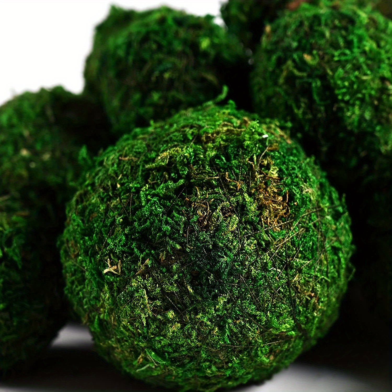 6pcs, Natural-Looking Artificial Moss Rocks for Vases and Decor - Realistic  Faux Moss Stones for Indoor and Outdoor Use