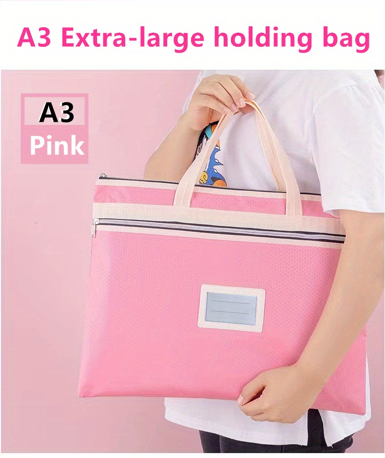 Storage Bag A4 A3 Art File Bag Extra Large Waterproof Data Temu