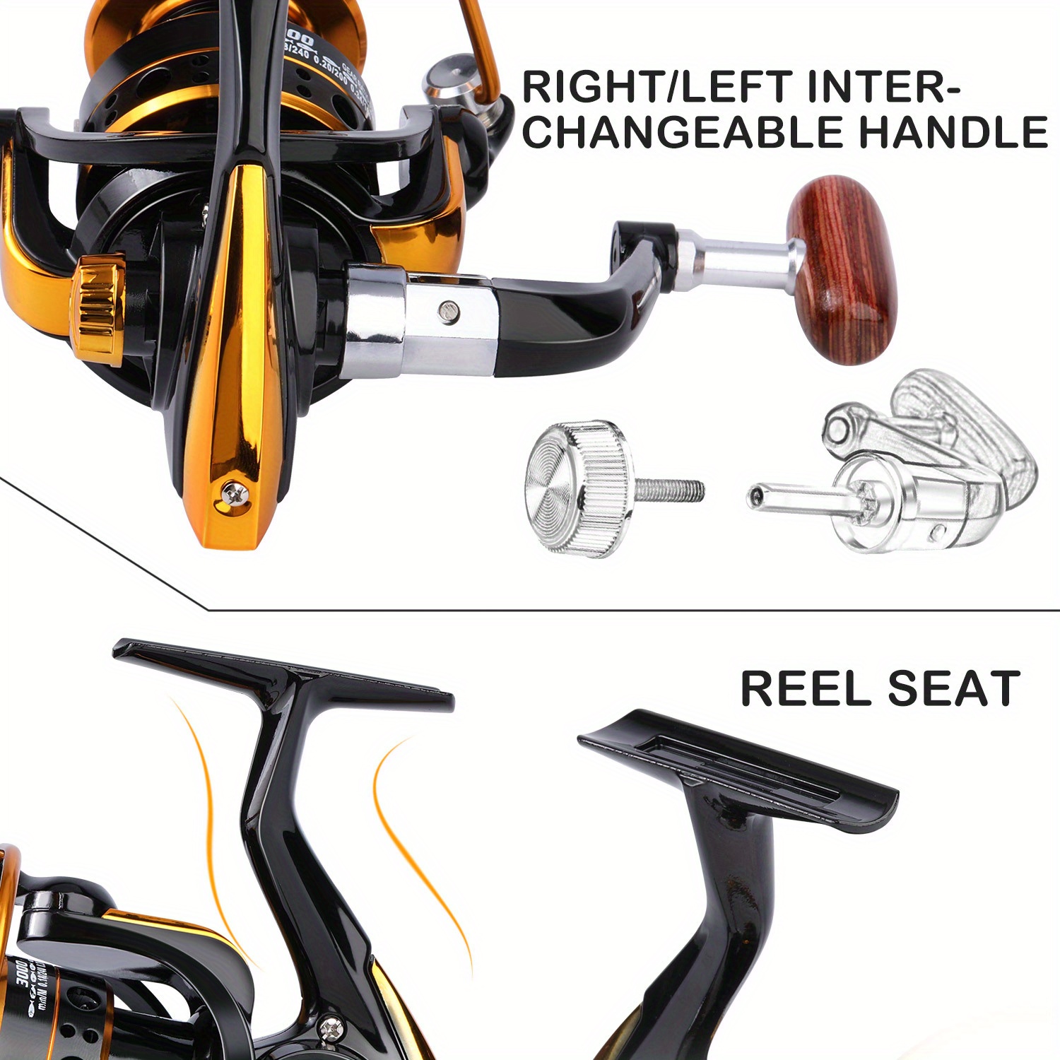 Sougayilang 13bb Spinning Fishing Reel Left/right - Temu Norway