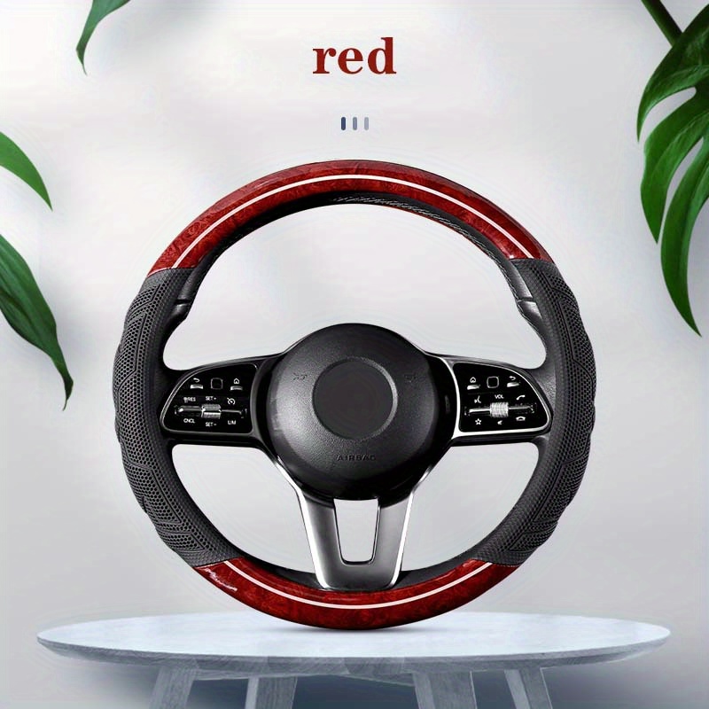 Steering Wheel Cover Non slip Four Seasons Universal Round - Temu