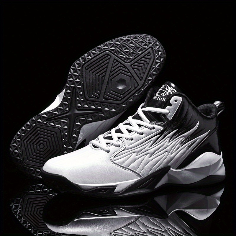 Men's Colorful Basketball Sneakers - Comfort, Shock Absorption & Non-slip  For Training & Competition - Temu