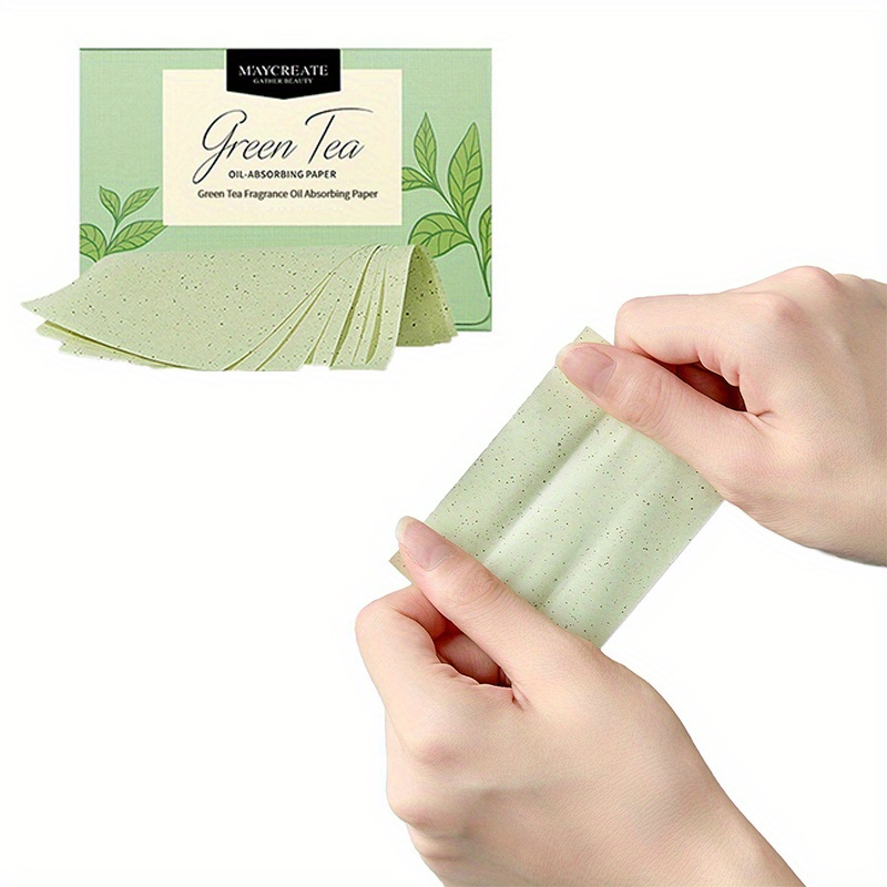 100 Counts Oil Absorbing Sheets Oil Blotting Paper Oil Temu