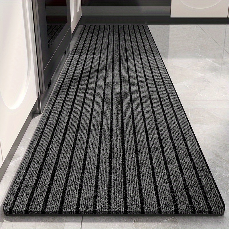 Large Long Thin Doormat for Entrance Door Outside Striped Red Gray Kitchen  Area Rugs Non Slip Bedroom Carpet Door Floor Mat Grey - AliExpress