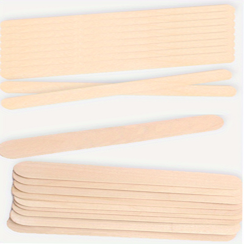 50/100pcs Multipurpose Wooden Wax Stick, Facial Application, Arm Bikini Wax  Applicator, Small Wax Spatula, Wooden Stirring Stick, Body Hair Removal