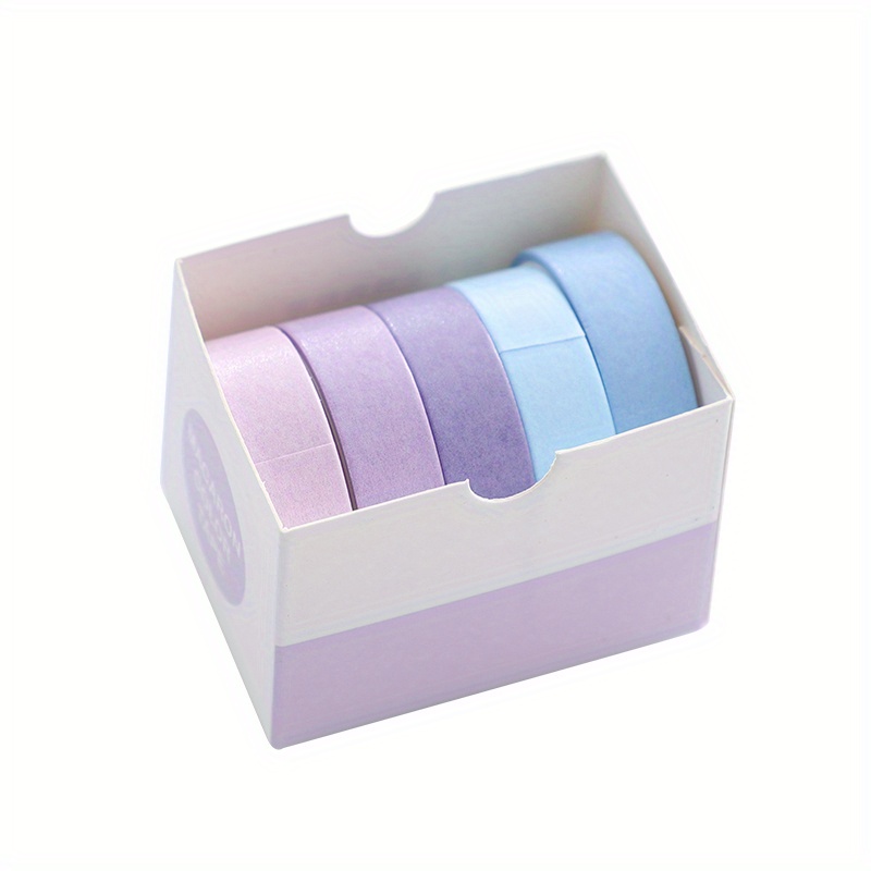 Purple Easy-to-tear Masking Paper Tape Vehicle Beauty Home Decoration Spray  Paint Masking Floral Packaging Tape Colorful Tape H2 - AliExpress