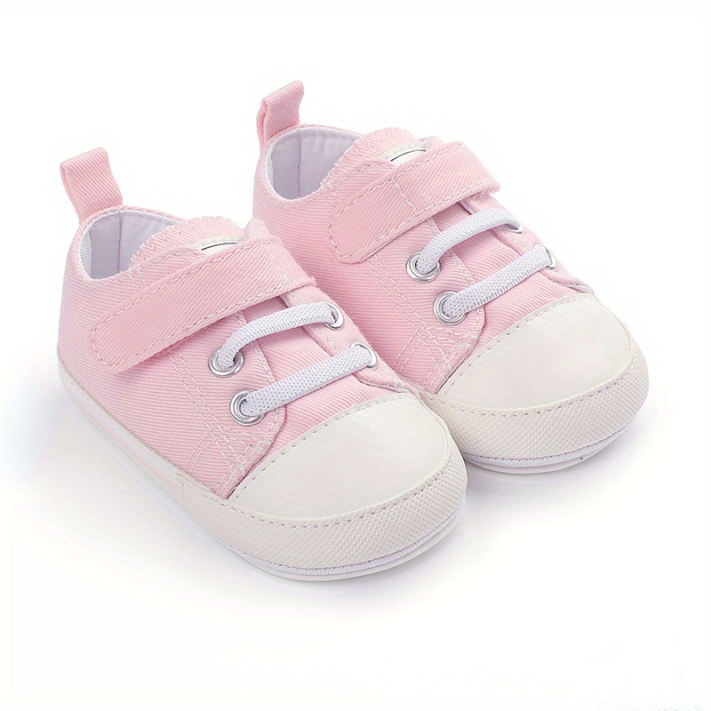 Scarpe firmate per neonati Scarpe per bambini appena nati Sneakers in tela  Neonato Ragazza Suola morbida Scarpette da culla Primi camminatori 0-18