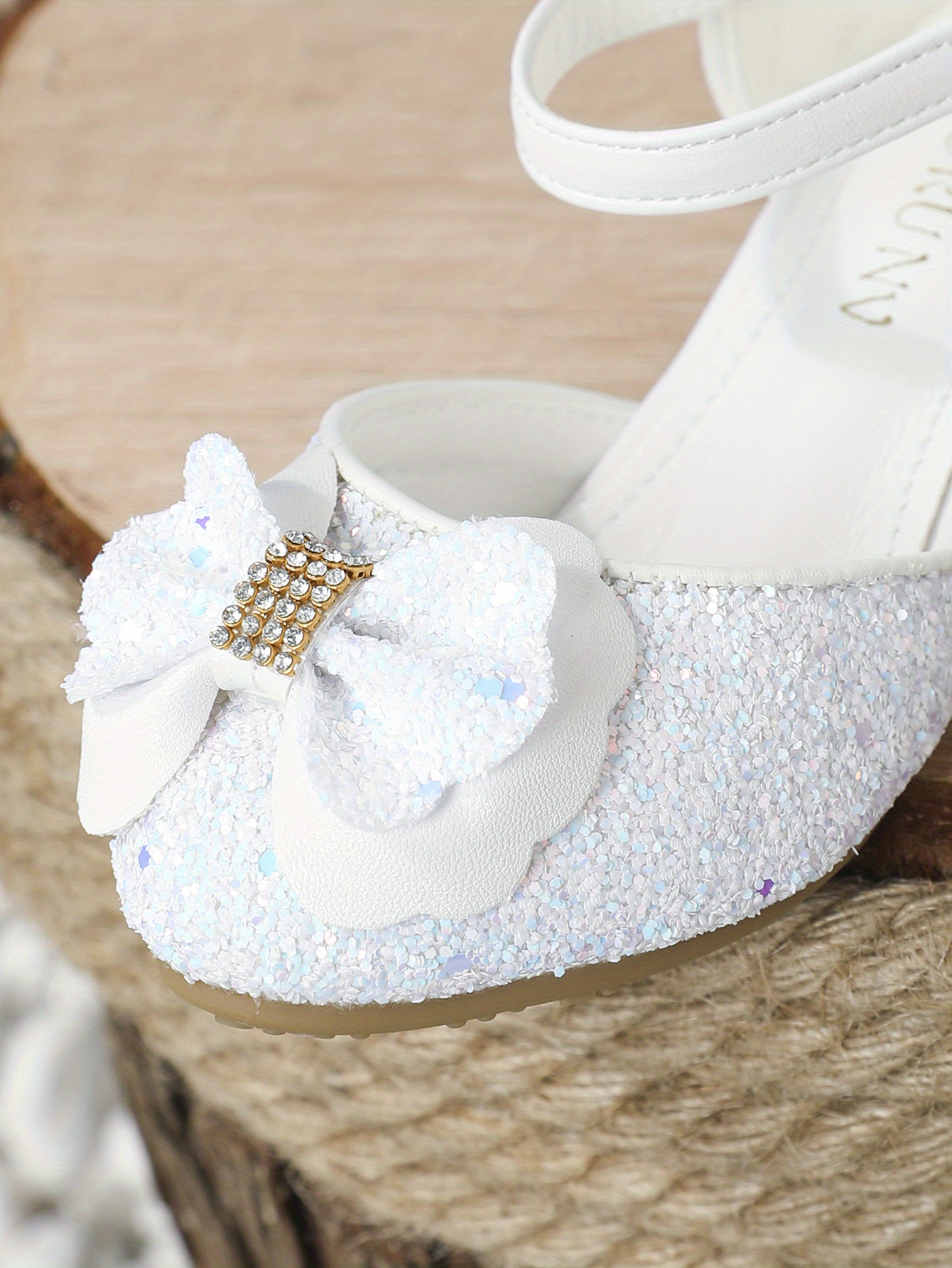 Zapatos Princesa Tacón Alto Lentejuelas Moda Niñas Pequeñas - Temu