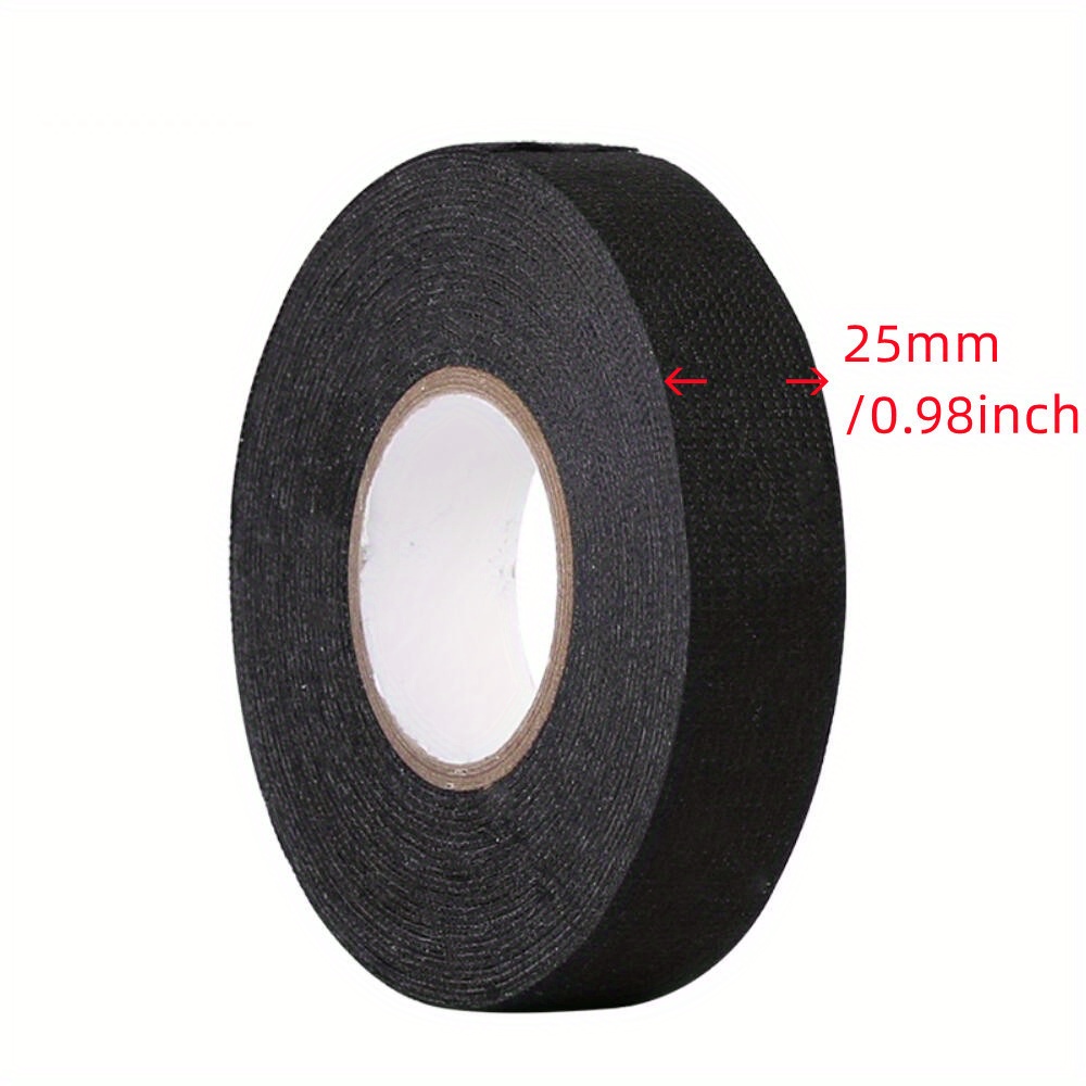Black PET cloth PET Tape, 19 mm x 25 m