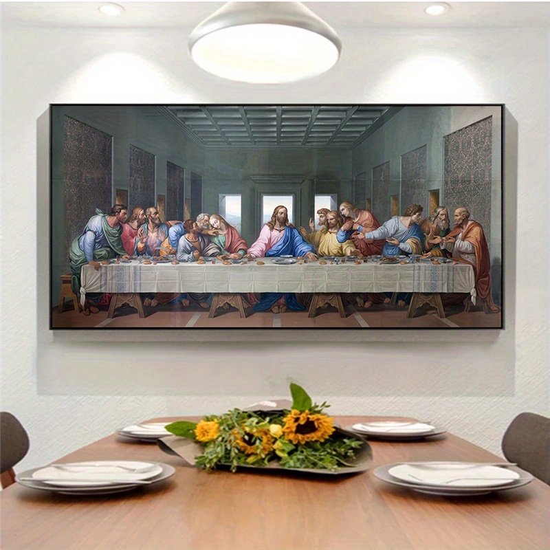 Last Supper Canvas Wall Art 5 - Jesus Canvas - Christian Wall Art - Je -  Happykun