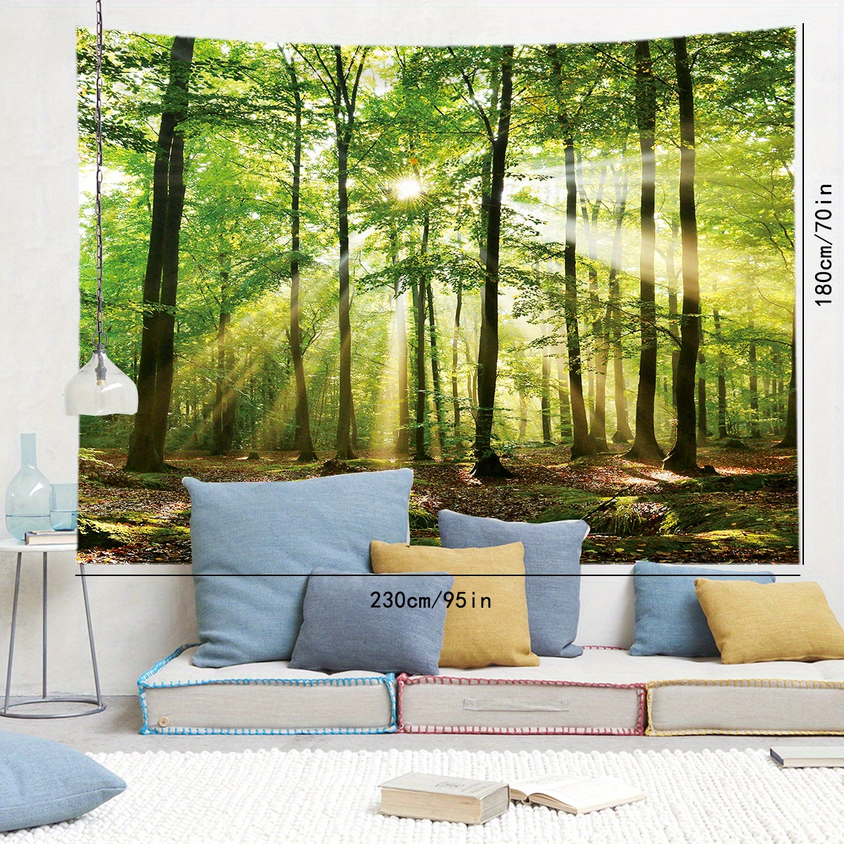 Geesui Arazzo da Parete 200 x 150cm Arazzi Foresta, Poster Natura  Decorazione per Camera da Letto, Soggiorno : : Casa e cucina