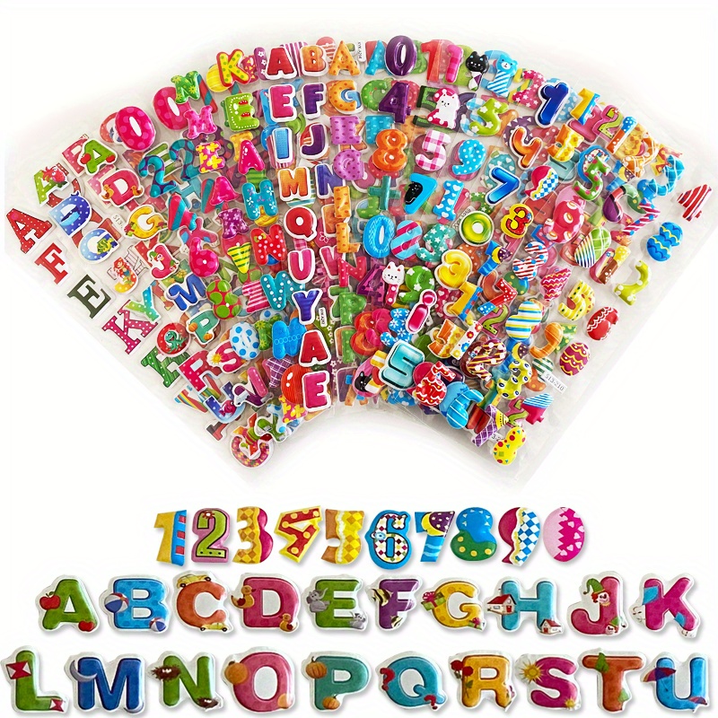 Alphabets & Letter Stickers for Scrapbook crafts
