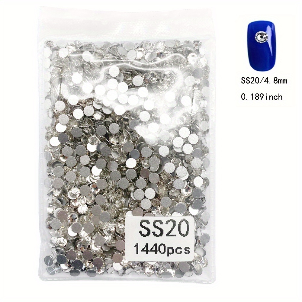 Rhinestones for Crafts Clothes Bedazzler Kit with Rhinestones Crystals Gem Glue for Clothing Shoes Fabric Plastic Glass Tumblers Metal, Flatback