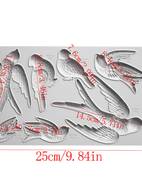 1pc bird shaped chocolate mold 3d silicone mold realistic swallow candy mold flying bird shaped fondant mold biscuit mold for diy cake decorating tool baking tools kitchen gadgets kitchen accessories home kitchen items
