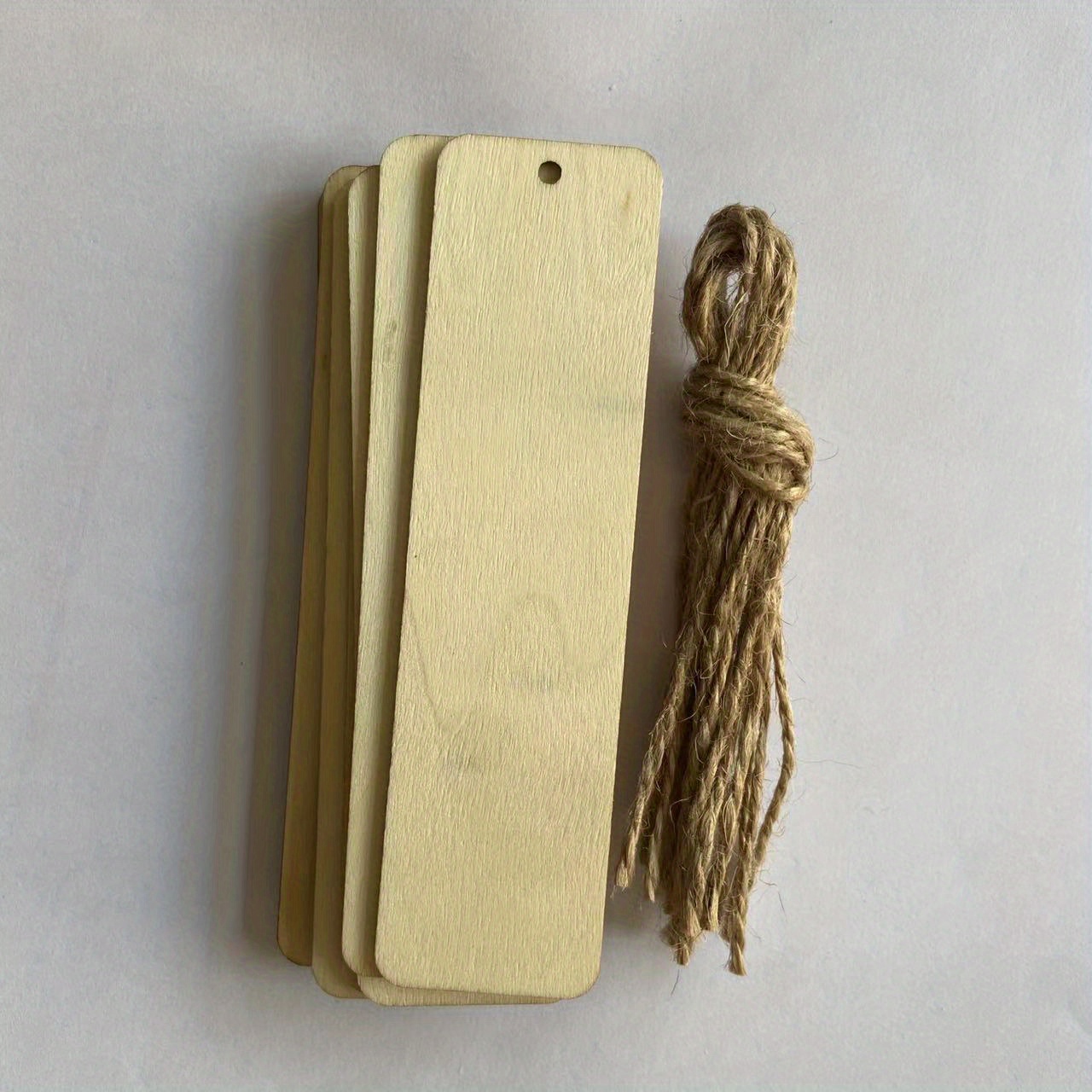 Blank Bookmarks To Decorate 20 Pcs Wood Blank Bookmarks Unfinished Wooden  Bookmark Unpainted Rectangle Bookmark With Ropes