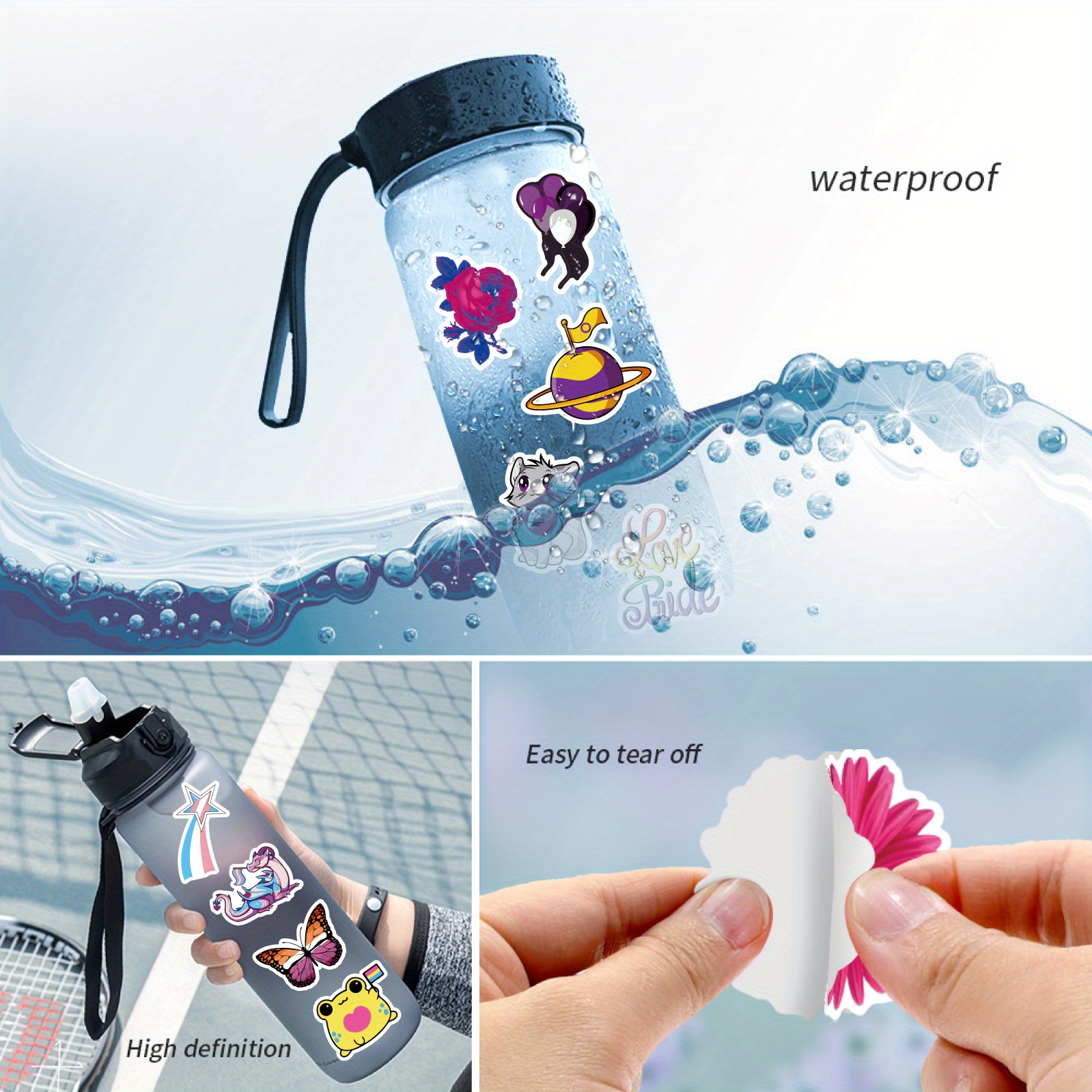 Pride Stickers Lgbtq+ Stickers Gay Stickers Bulk For Trans Temu Australia