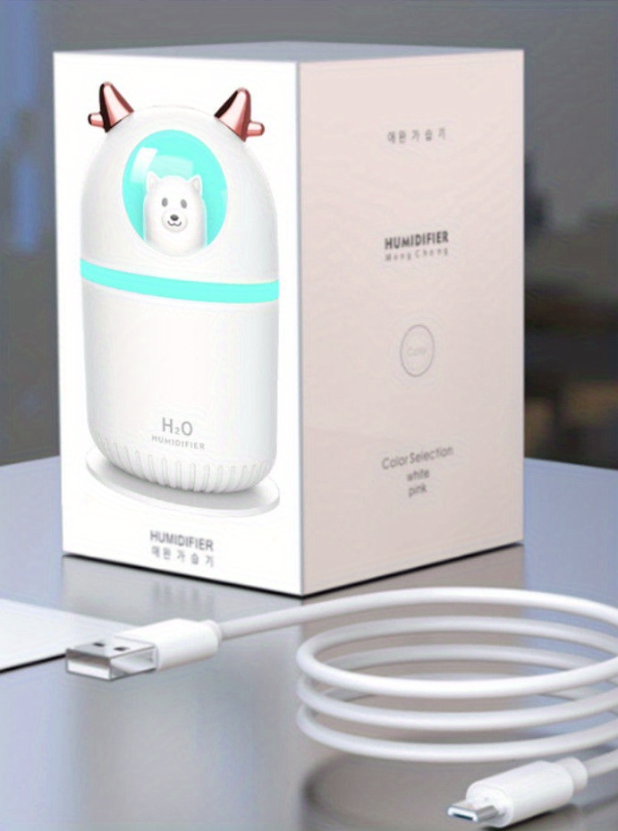 usb humidifier household small bedroom mute air large spray office bedroom dormitory portable female student day gift gift mini pregnant baby aromatherapy essential oil large capacity air conditioning room hydrating dazzle small night light details 12