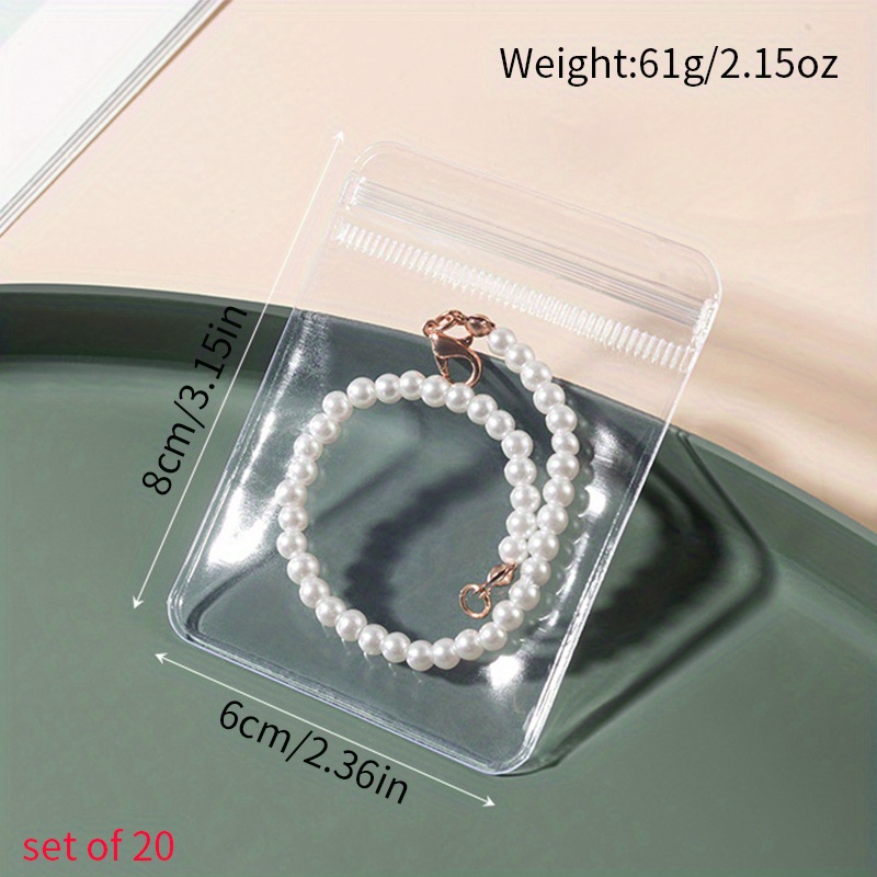 Jewelry Plastic Bags Packaging  Transparent Bags Jewellery