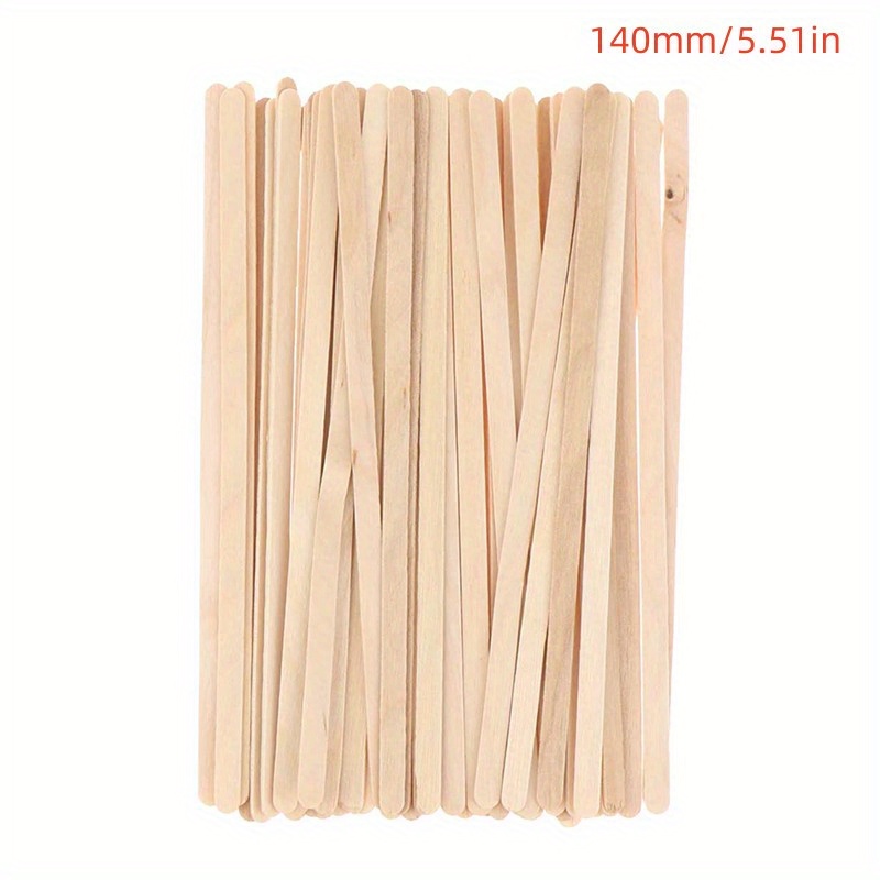 100pcs Natural Wooden tea Coffee Stirrers Cafe Supplies Disposable  individual package stir sticks Kitchen Bar Supplies